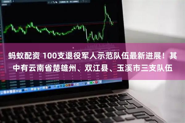 蚂蚁配资 100支退役军人示范队伍最新进展！其中有云南省楚雄州、双江县、玉溪市三支队伍